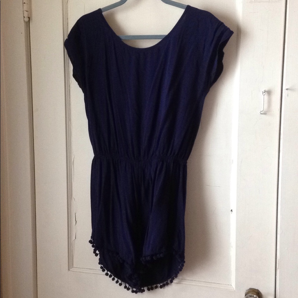 Navy summer romper